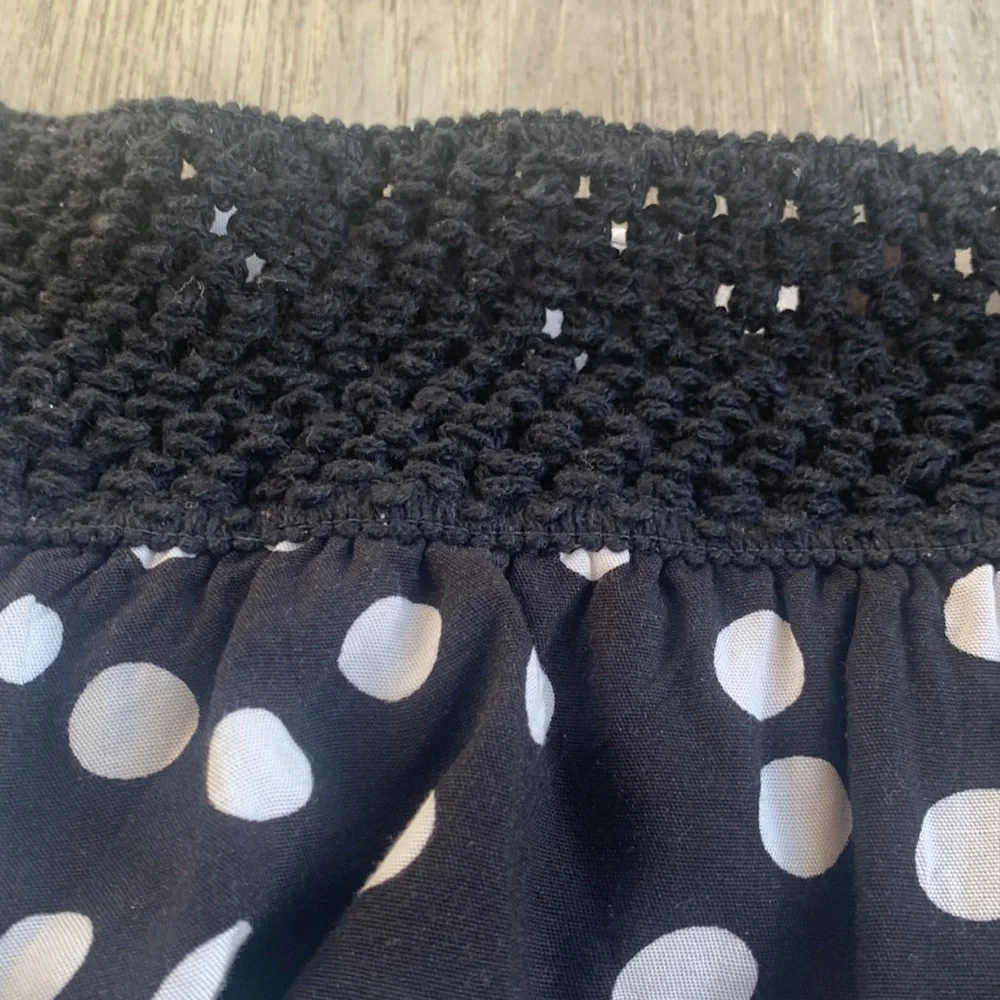 Off the shoulder polka dot dress - Picture 3 of 5